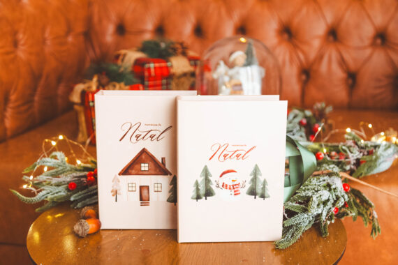 Caixa para fotos - Natal